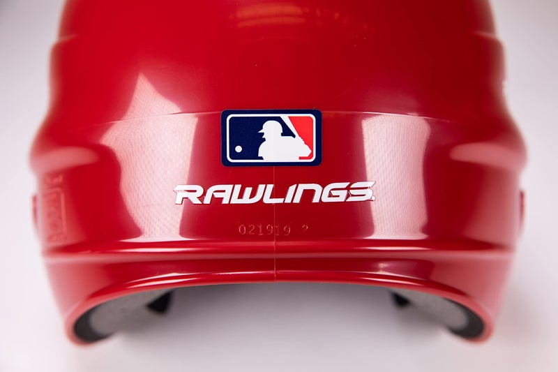 Rawlings | COOLFLO Batting Helmet | 6 1/2" - 7 1/2" One Size Fits Most | Scarlet - Image 4